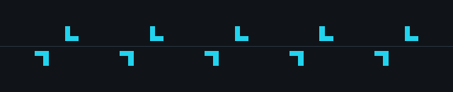 Symmetry diagram of frieze group p2